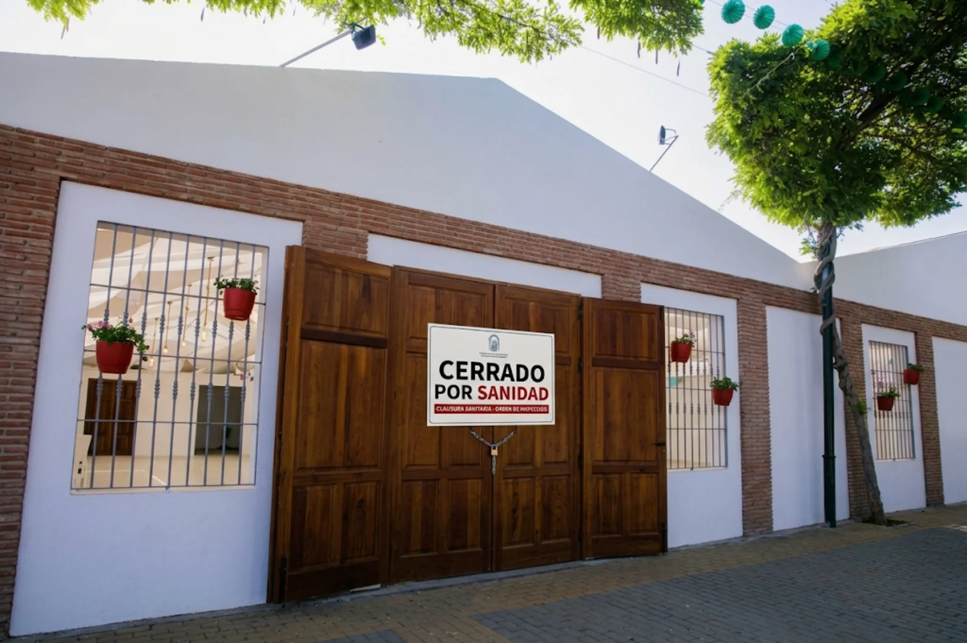 caseta de malaga cerrada por sanidad
