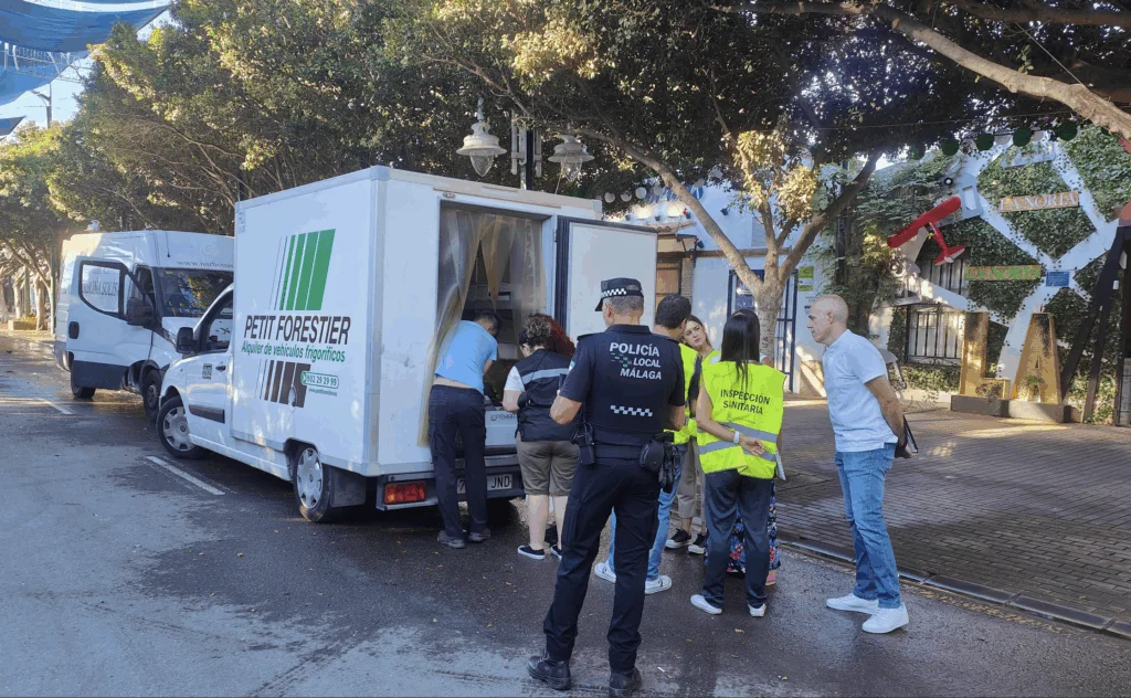 requisitos sanitarios proveedores transporte alimentos feria malaga